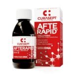 CURASEPT - AfteRapid+Dna 125 ml es ideal para una acción amplia sobre lesiones múltiples y aftas recurrentes, reduce el dolor, protege e hidrata la herida, acelera la cicatrización, no cambia la percepción de los gustos.
